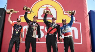 Brown, Hagan, Glenn, Herrera Route 66 NHRA Winners
