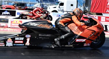 Herrera Riding Towards NHRA History
