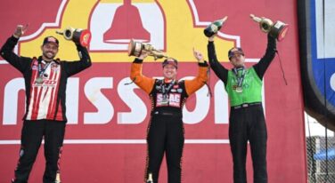 Ashley, Alexander, Glenn are 42nd Lucas Oil NHRA Nationals Winners
