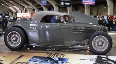 Click Here to Begin Slideshow Photos: Derin Richardson Grand National Roadster Show, America’s Most Beautiful Roadster, AMBR Award, Al Slonaker Memorial Award, hot rod show, custom car event, Pomona Fairplex, Rad Rides by Troy, Ford roadster, custom Pontiac, George Barris cars, GNRS 2026