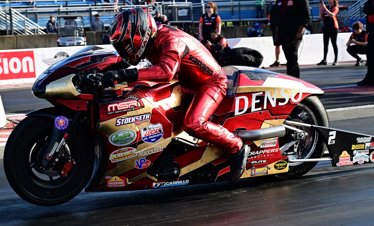 Pro Stock Motorcycle GETTRX Callout Adds to Sonoma Excitement