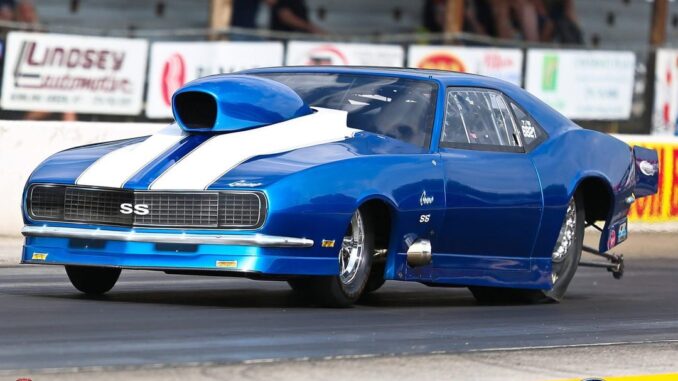 Jerry Bickel Camaro, 1968 Camaro drag car, Top Sportsman Camaro, turnkey drag racing operation, complete racing rig for sale, Ron Miller racing engine, 978ci engine, 1010ci engine, FuelTech EFI, Liberty 5-speed transmission, Neil Chance converter, PSI carbon driveshaft, Pro Wire wiring, Renegade Freightliner motorhome, T&E stacker trailer, race trailer with mezzanine, drag car with spares, racing setup for sale, professional drag racing rig, Mooresville NC race car, RacingJunk car find, drag racing classifieds, complete race car setup, race-ready Camaro for sale