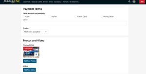 New "Edit Listing" Page Improvements Live on RacingJunk