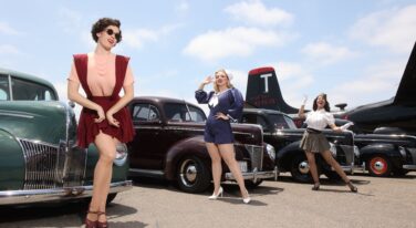 Pinups at Hot Rods on the Tarmac