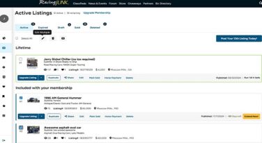 New "Edit Listing" Page Improvements Live on RacingJunk