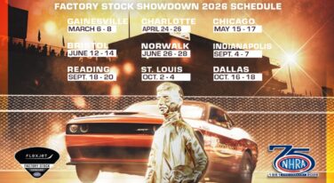 New 2026 Events for Lucas Oil Drag Racing Series and Flexjet Factory Stock Showdown
