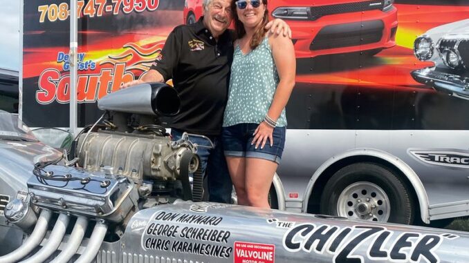 Krista Baldwin Returns to Top Fuel at Route 66 Nationals with Tribute to “The Greek” Karamesines