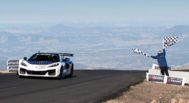 Hildebrand takes production Corvette ZR1X to Pikes Peak Record