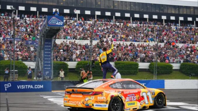 Hamlin Wins Three In a Row at Pocono
