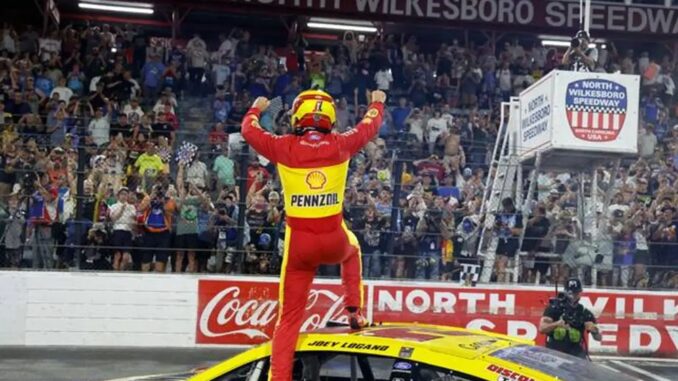 Logano Wins at North Wilkesboro